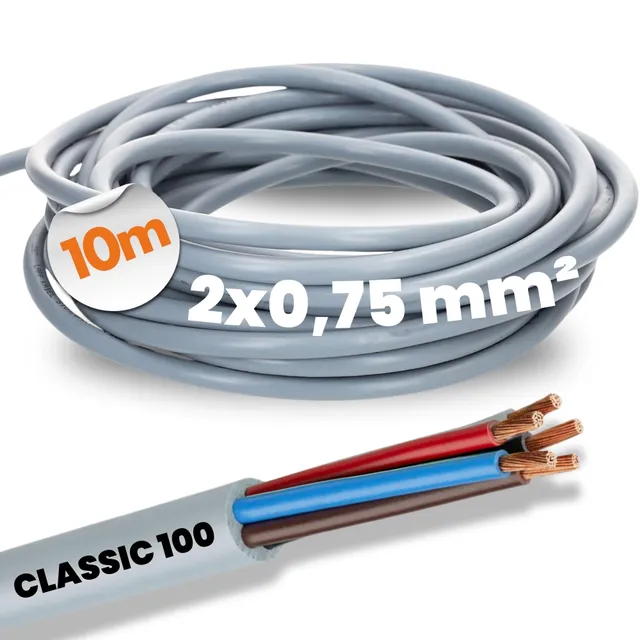 lapp-lflex-classic-100-steuerleitung-2x0-75-mm-10m-grau image 1
