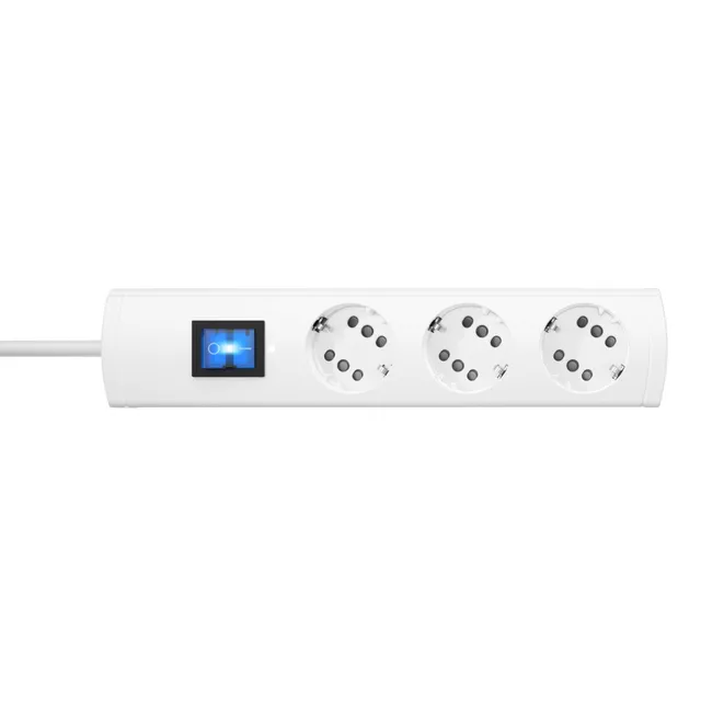 kopp-duoversal-plus-steckdosenleiste-3-6-fach-3m-wei-mit-schalter image 1