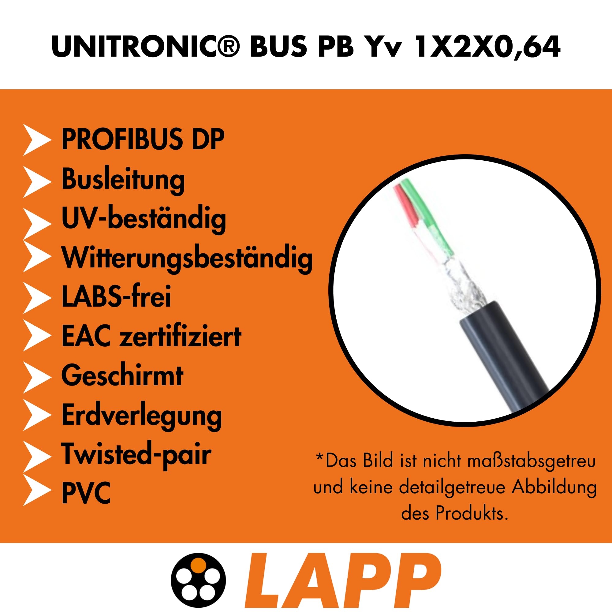 lapp-unitronic-bus-pb-yv-profibus-dp-datenleitung-1x2x0-64-mm-10m-schwarz image 2