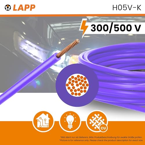 lapp-h05v-k-0-75-mm-einzelader-violett-100m image 7
