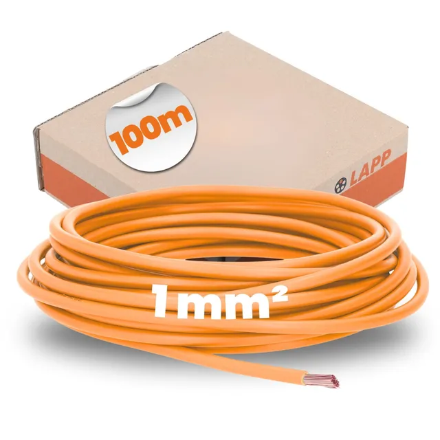 lapp-h05v-k-pvc-einzelader-1x-1-mm-orange-100-m-flexibles-stromkabel image 1
