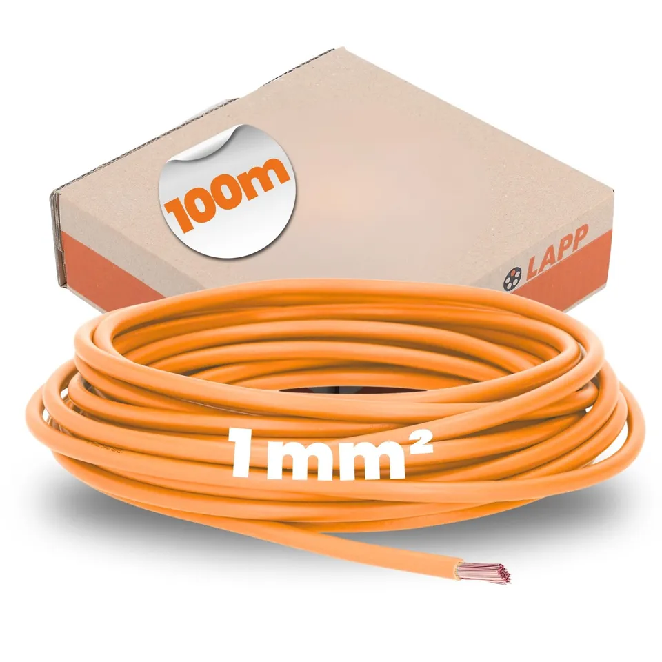 lapp-h05v-k-pvc-einzelader-1x-1-mm-orange-100-m-flexibles-stromkabel image 1