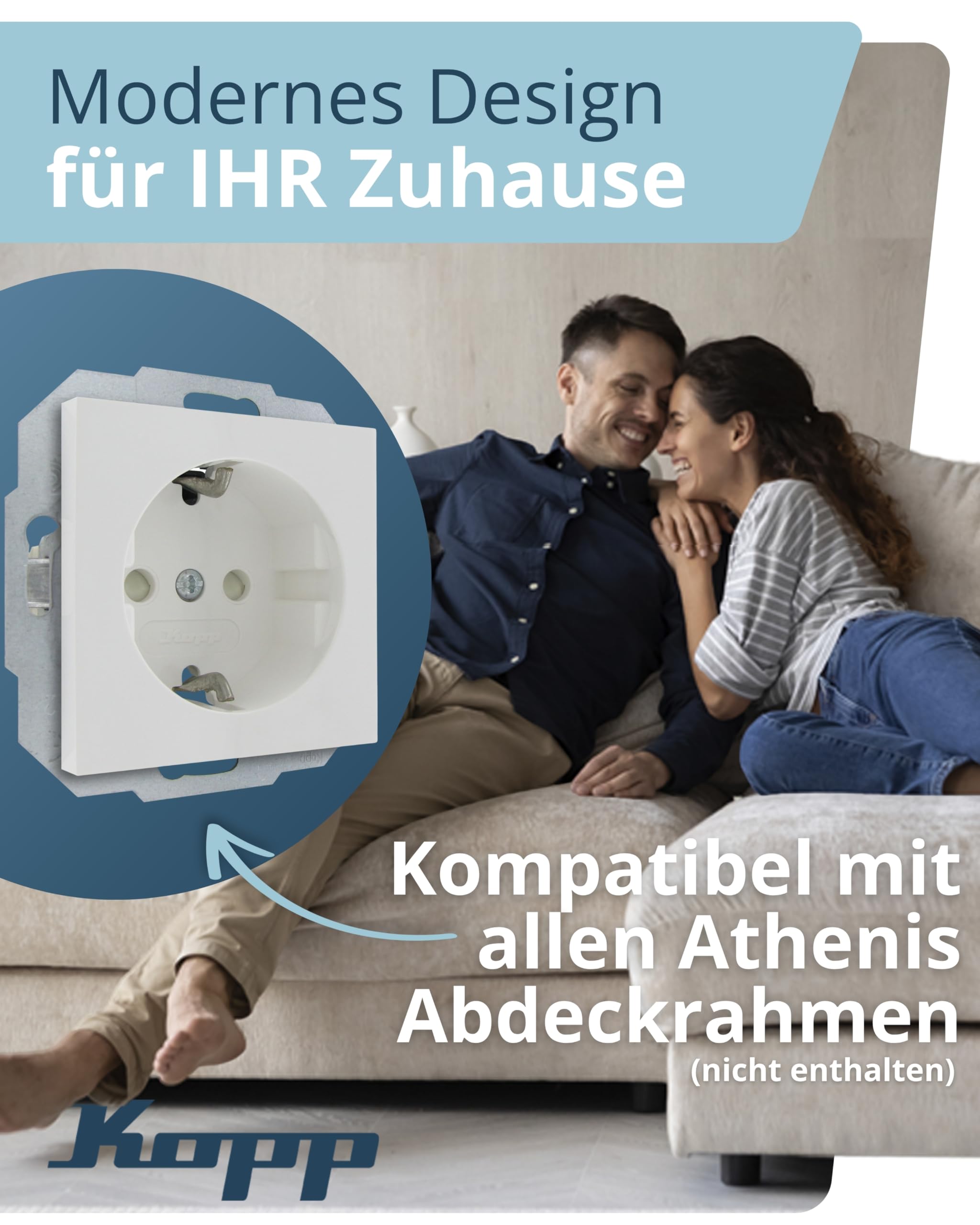 kopp-athenis-schutzkontaktsteckdose-1-fach-unterputz-16a-rein-wei image 3