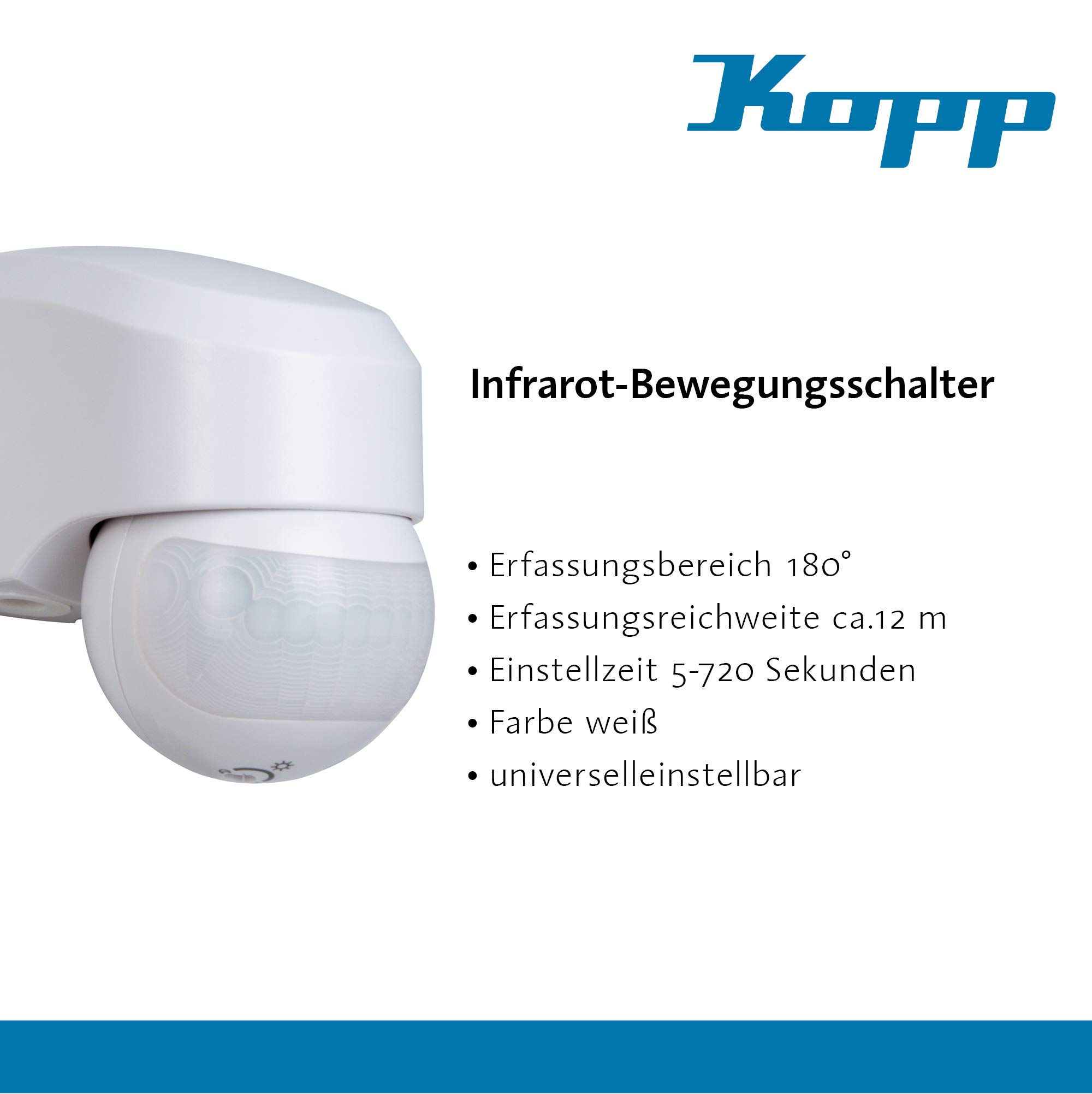 kopp-infracontrol-bewegungsmelder-180-12-m-aufputz-ip44-wei image 3