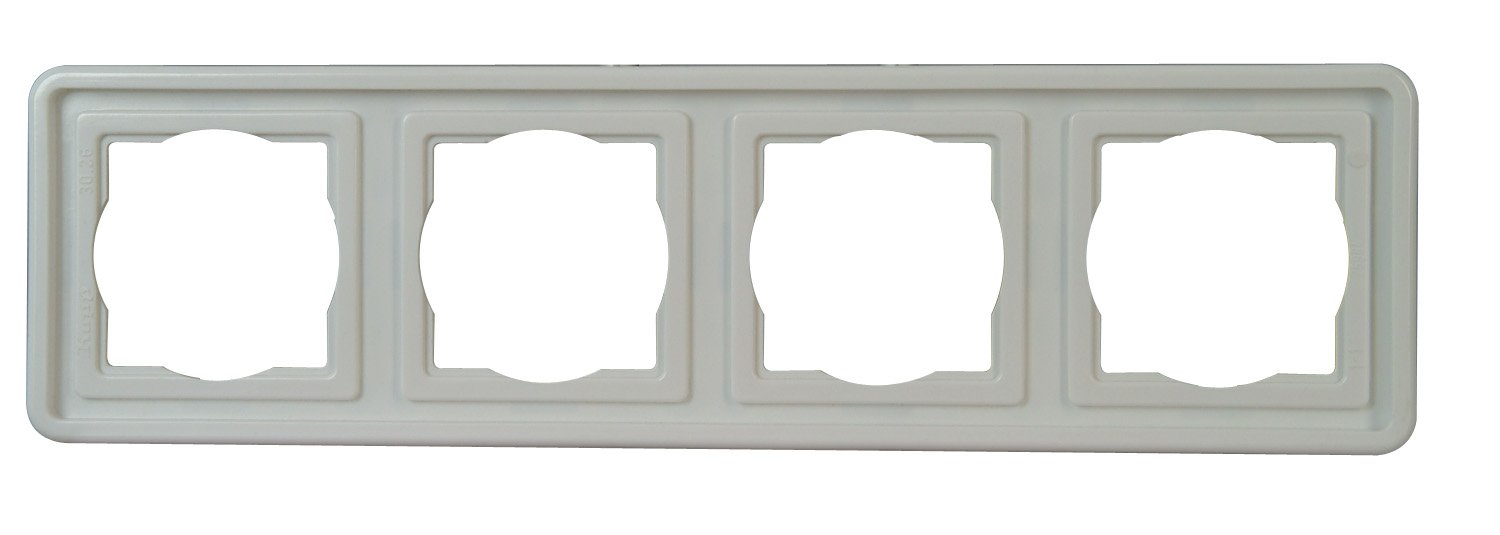 kopp-vision-abdeckrahmen-1-fach-arktis-wei-schalterrahmen image 8