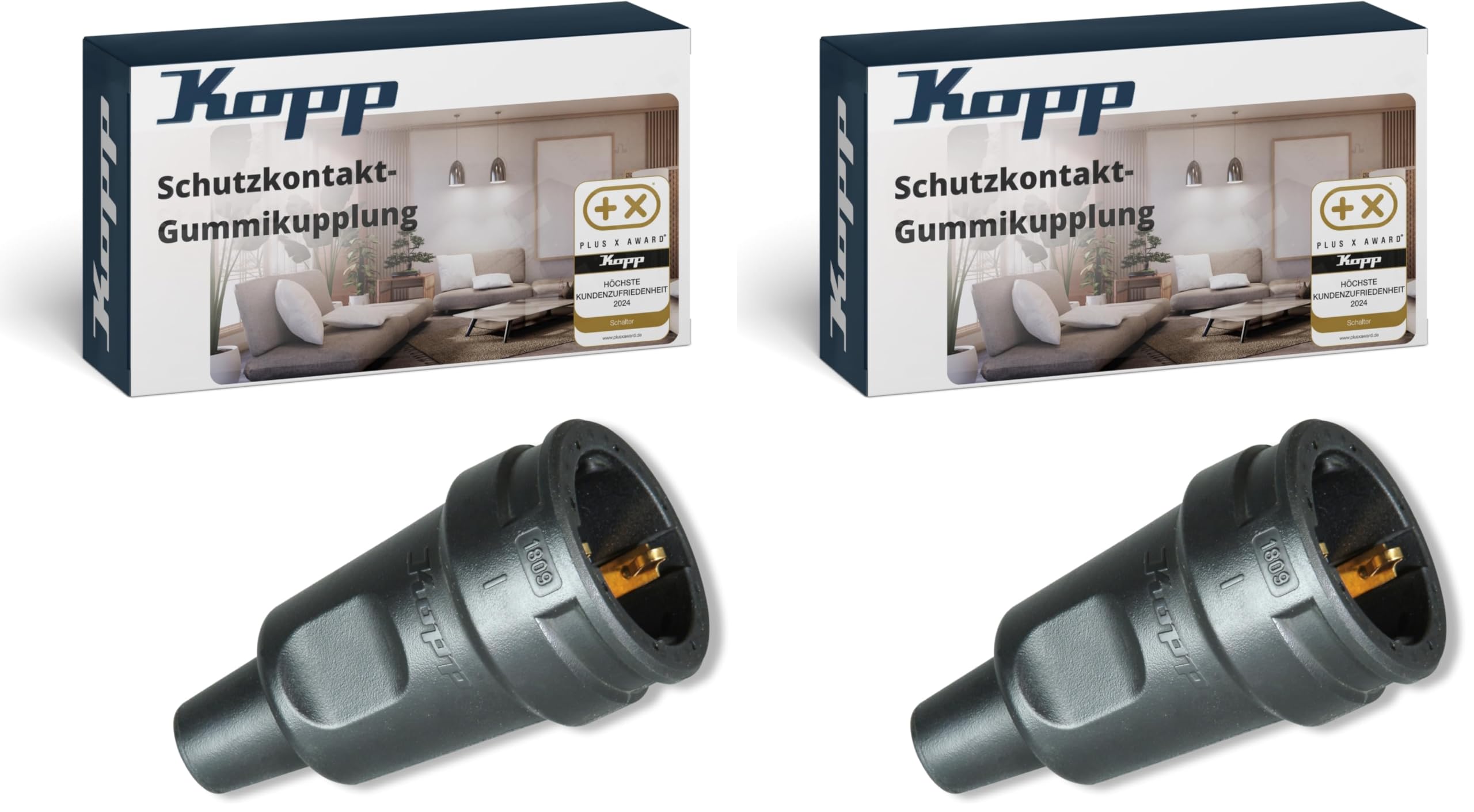 kopp-schutzkontakt-gummikupplung-schwarz-16a-250v-ip20 image 8