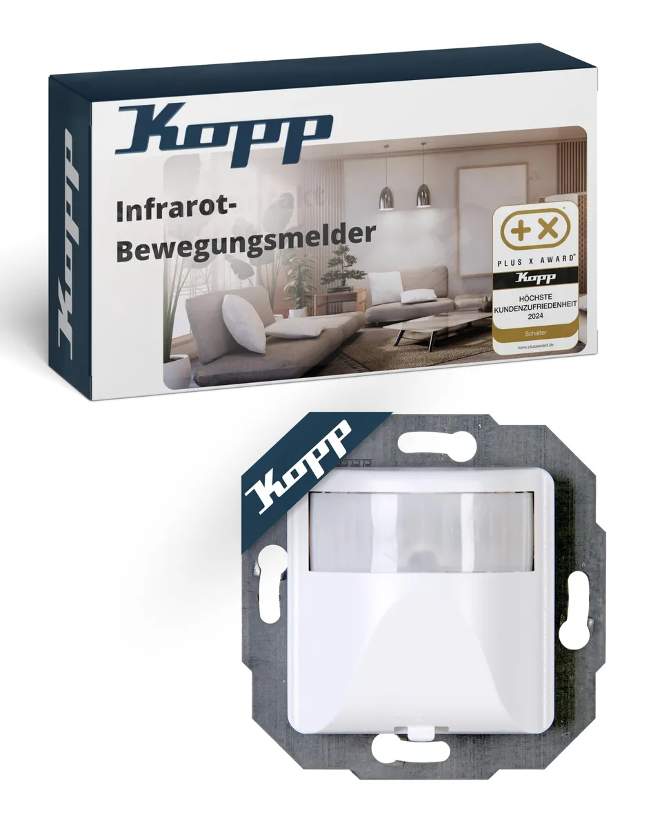 kopp-infracontrol-r-180-up-bewegungsmelder-arktiswei-1000w image 1