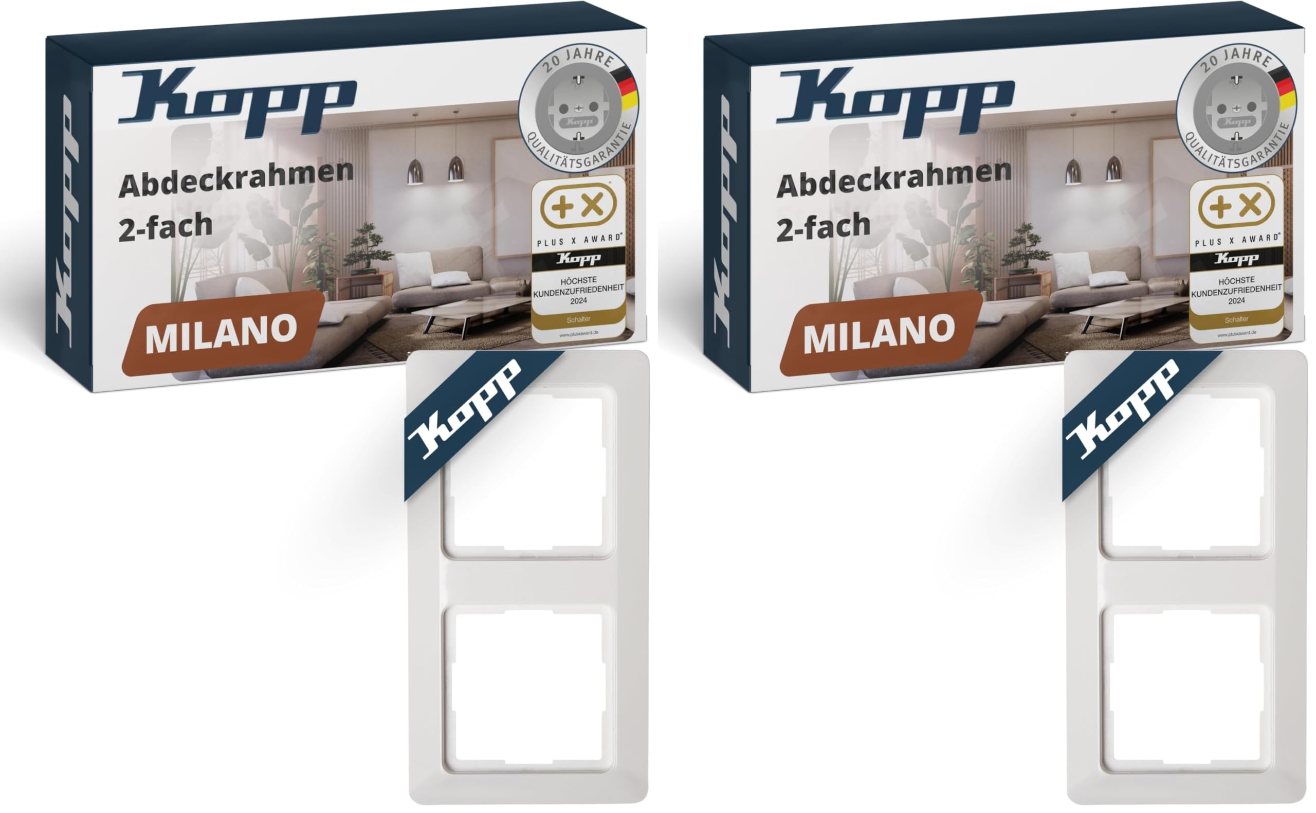 kopp-milano-abdeckrahmen-1-fach-stahl image 7