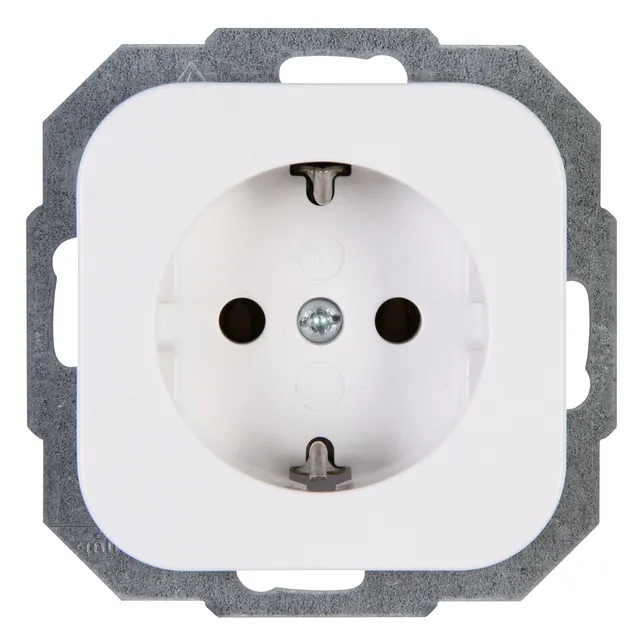 kopp-donau-schutzkontakt-steckdose-1-fach-arktis-wei image 1