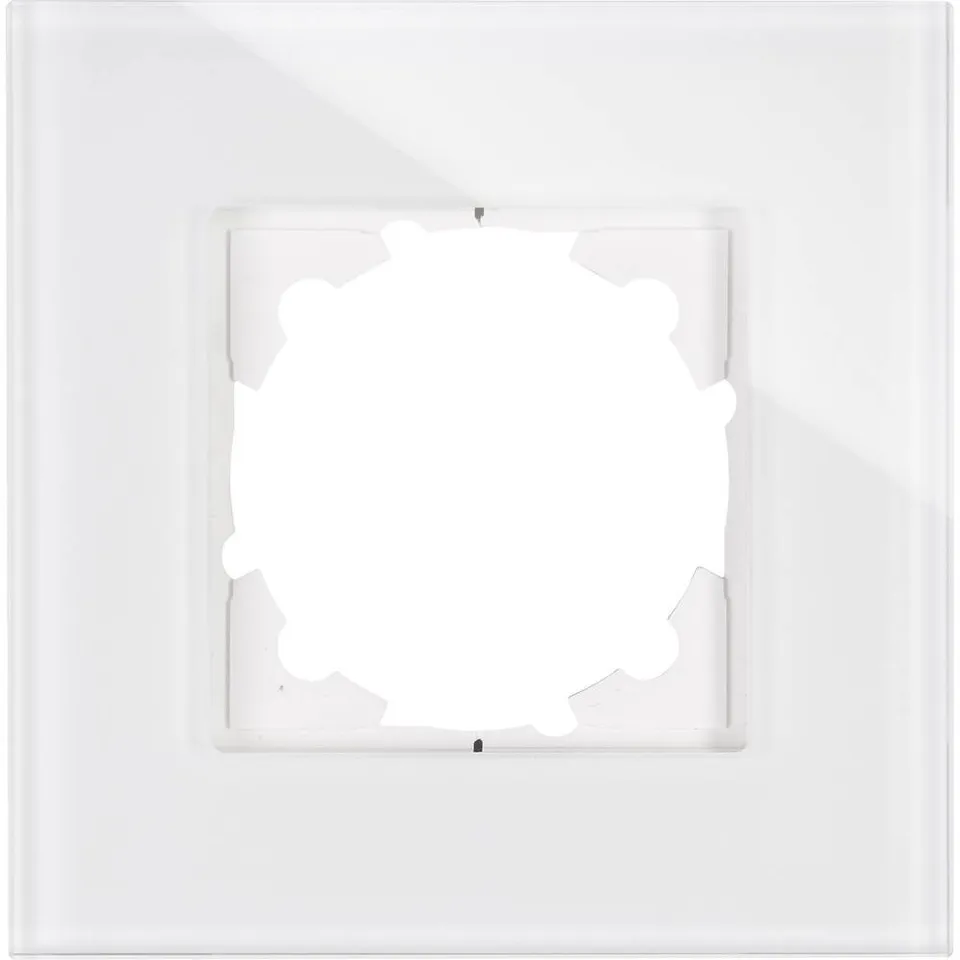 kopp-athenis-hk07-glas-abdeckrahmen-1-fach-reinwei-glas-wei image 1