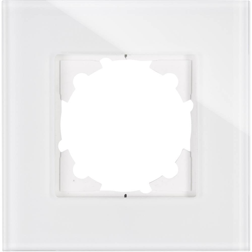 kopp-athenis-hk07-glas-abdeckrahmen-1-fach-reinwei-glas-wei image 1
