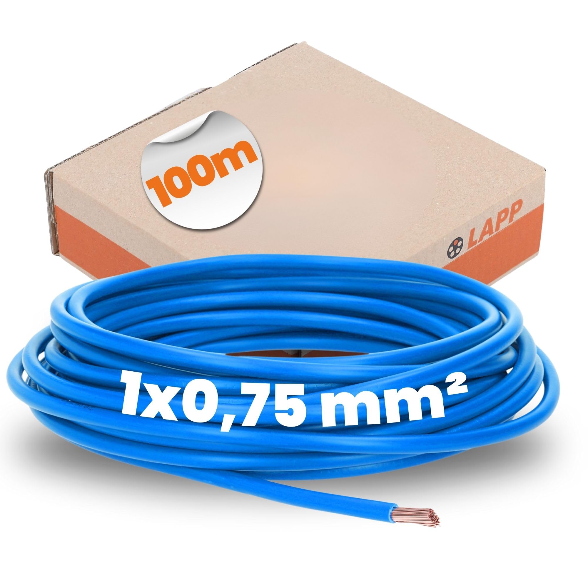 lapp-h05v-k-einzelader-litze-1-x-0-75mm-blau-100m image 1