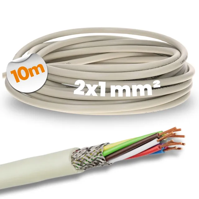 lapp-0034802-liycy-geschirmte-steuerleitung-2x1-mm-pvc-datenleitung-10m image 1