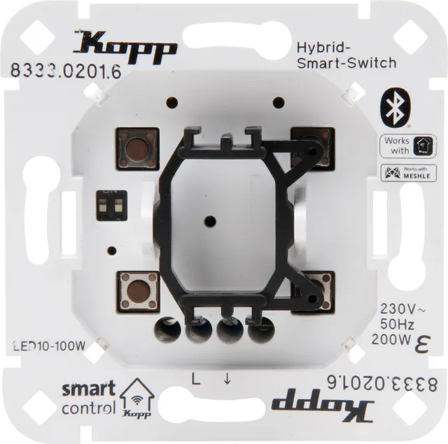 kopp-smart-control-hybrid-smart-switch-1-kanal-2-draht-833302016 image 1