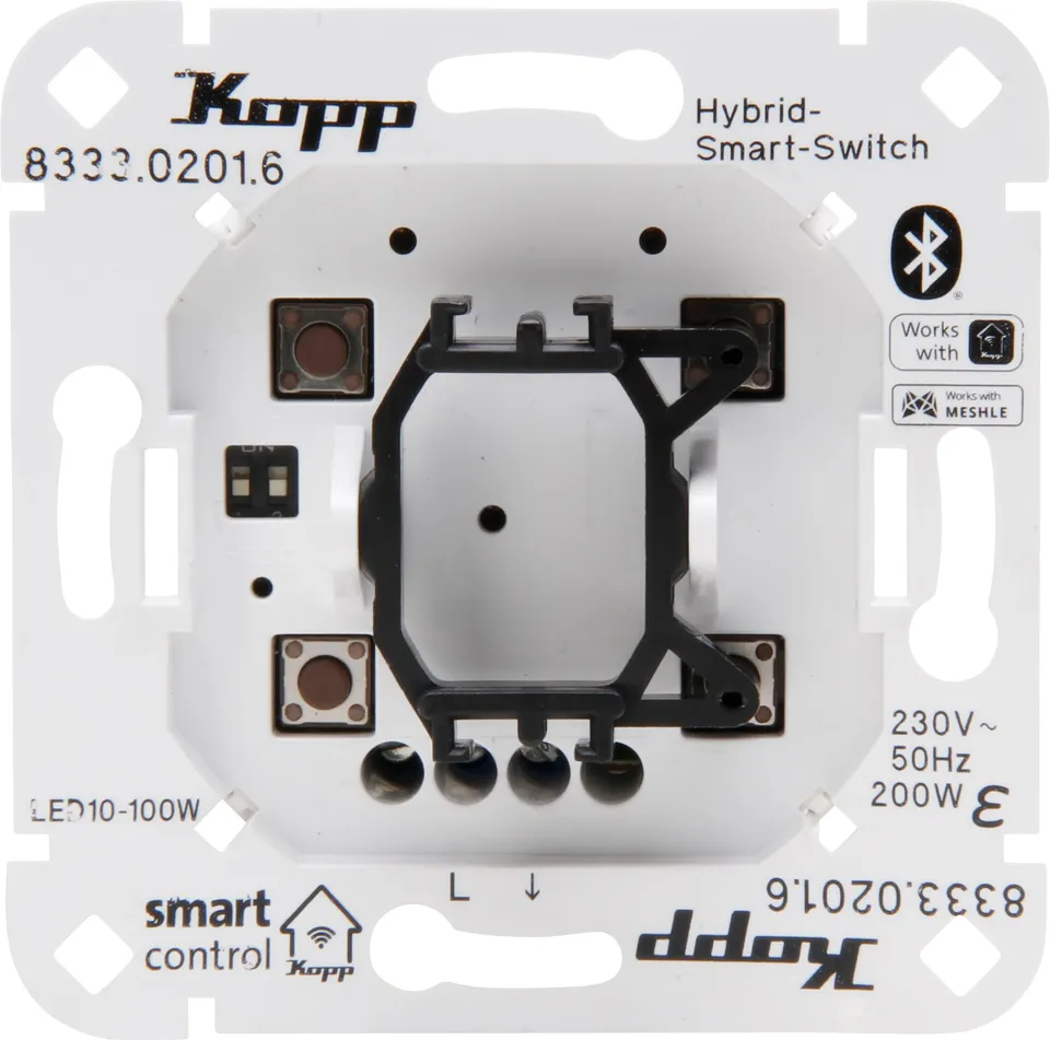 kopp-smart-control-hybrid-smart-switch-1-kanal-2-draht-833302016 image 1