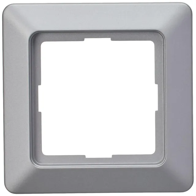 kopp-milano-abdeckrahmen-1-fach-stahl image 1