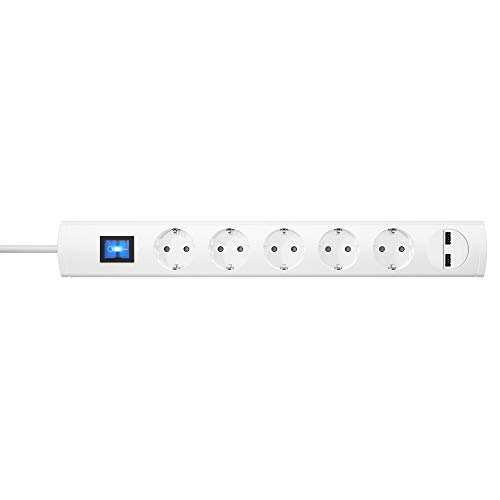 kopp-unoversal-plus-5-fach-steckdosenleiste-2x-usb-1-4m-anthrazit image 8