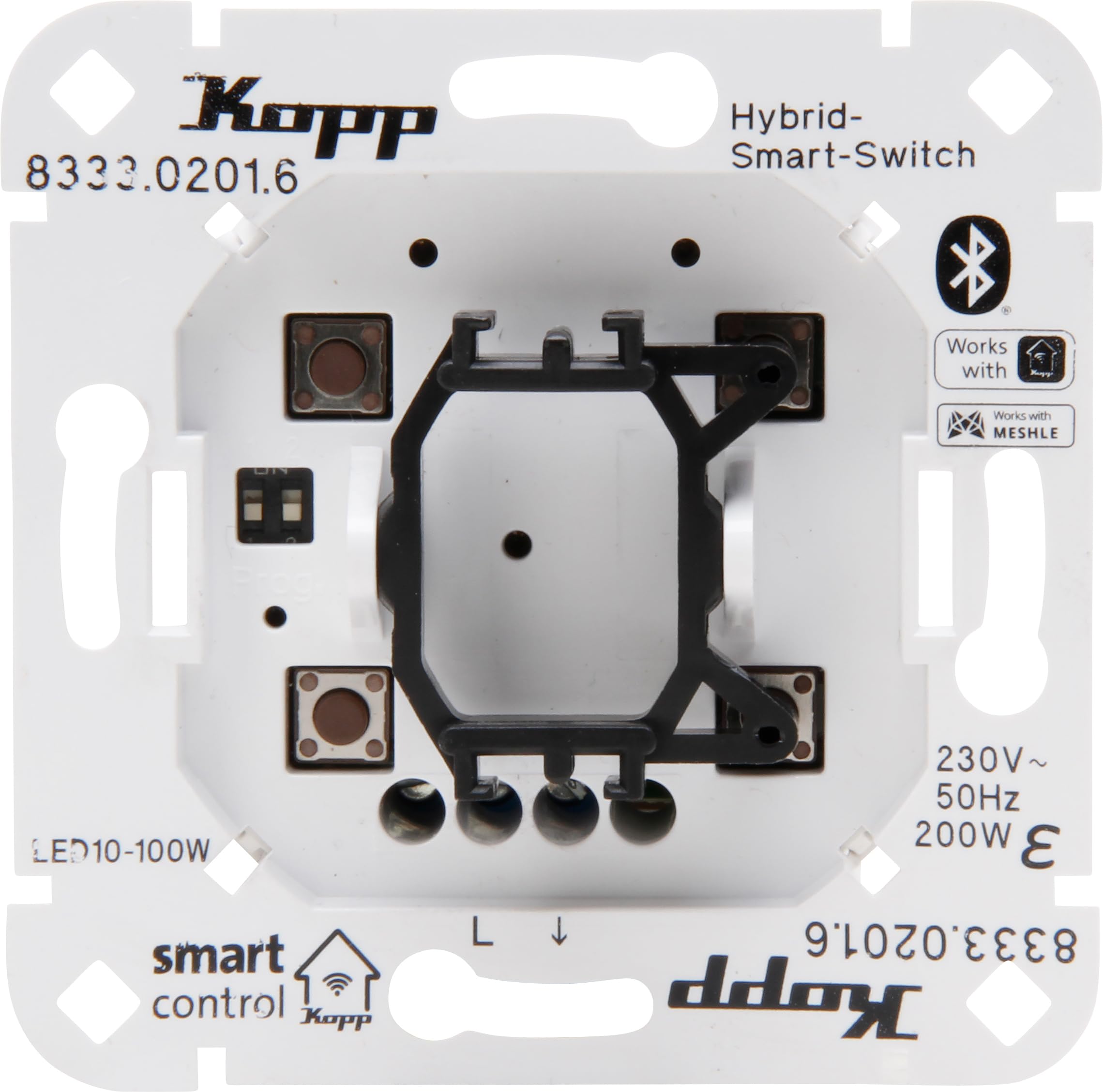kopp-smart-control-hybrid-smart-switch-1-kanal-2-draht-833302016 image 1