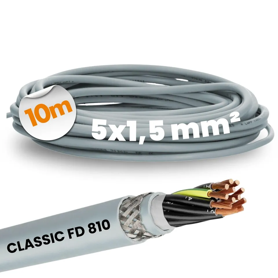 lapp-lflex-classic-fd-810-cy-steuerleitung-geschirmt-5g1-5-10m image 1