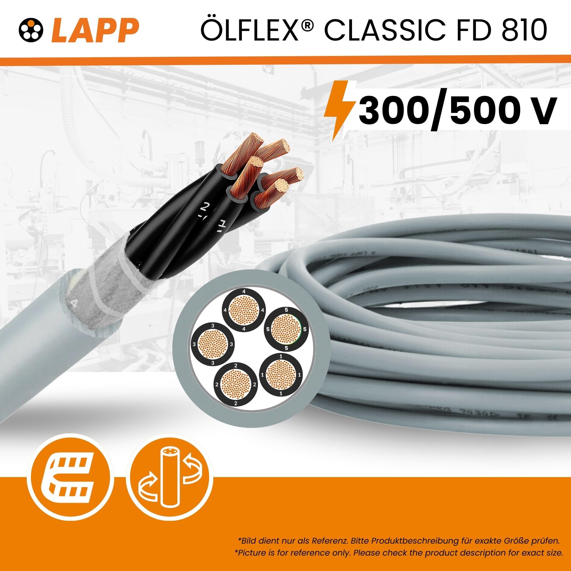 lapp-lflex-classic-fd-810-schleppketten-steuerleitung-2x1-mm-10m image 2