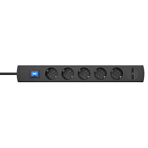 kopp-duoversal-plus-5-10-fach-steckdosenleiste-1-4m-usb-anthrazit image 6
