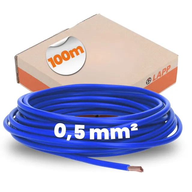 lapp-h05v-k-einzelader-0-5-mm-dunkelblau-100m-rolle image 1