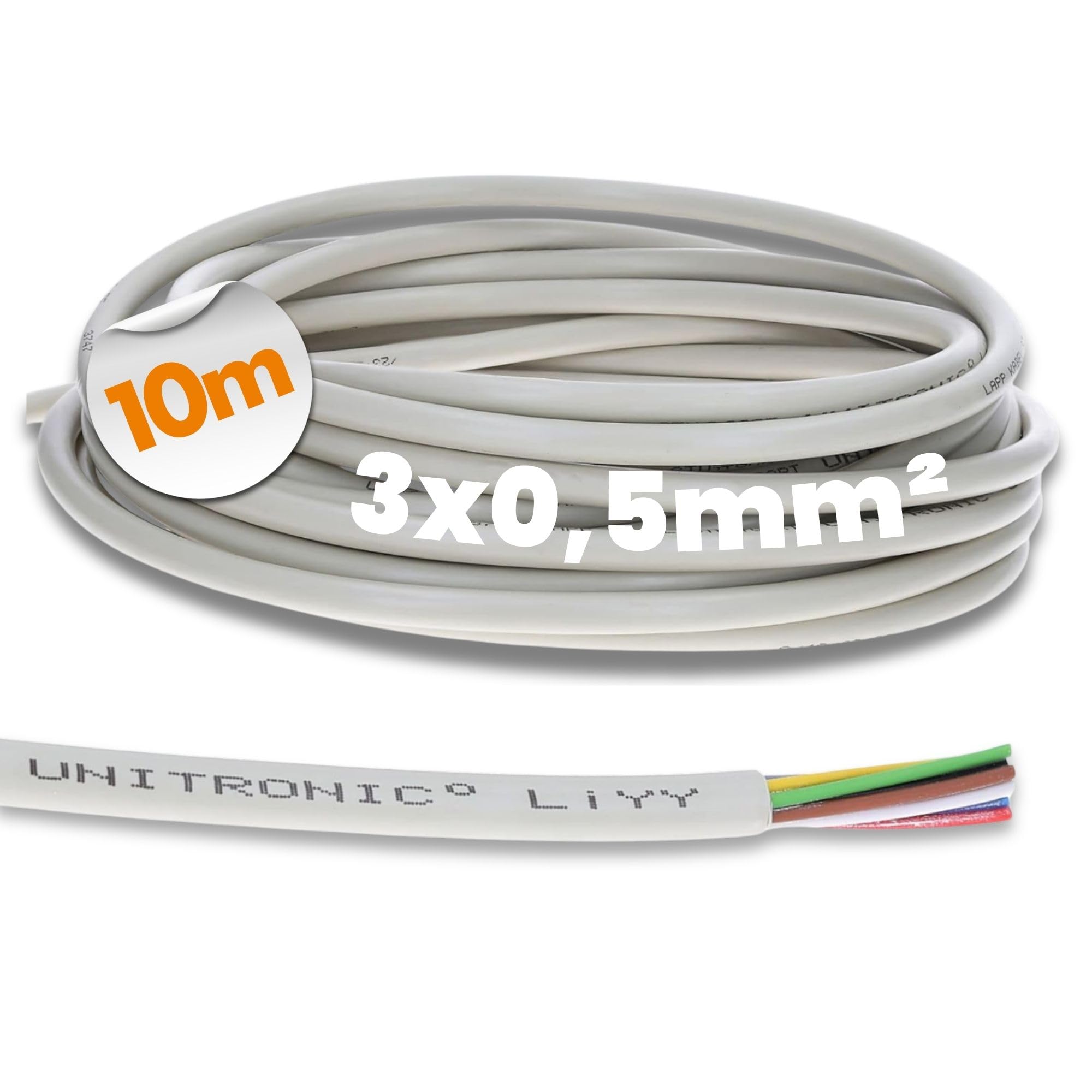 lapp-unitronic-liyy-datenkabel-3x0-5-mm-10m image 1