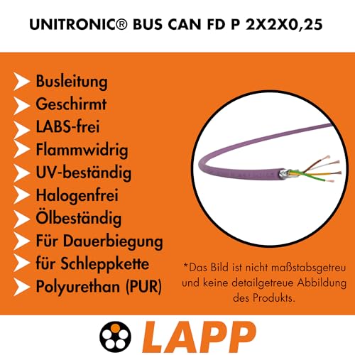 lapp-unitronic-bus-can-fd-p-busleitung-2x2x0-25-mm-pur-10-m image 5