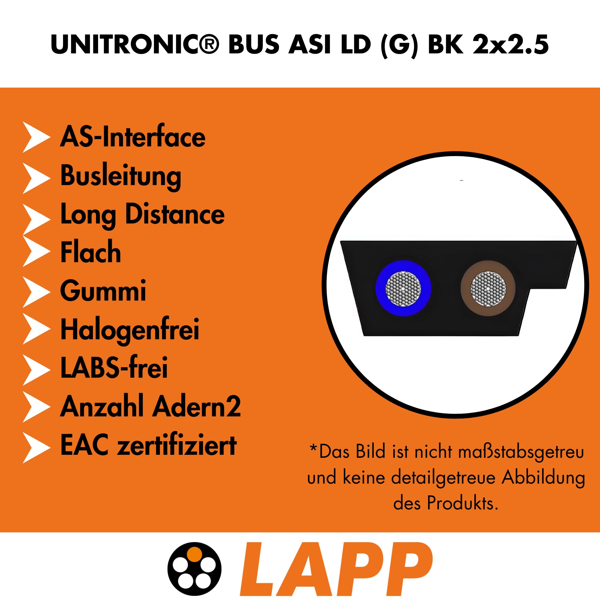 lapp-unitronic-bus-asi-ld-g-busleitung-2x2-5-mm-schwarz-10m-gummi-flachkabel image 3