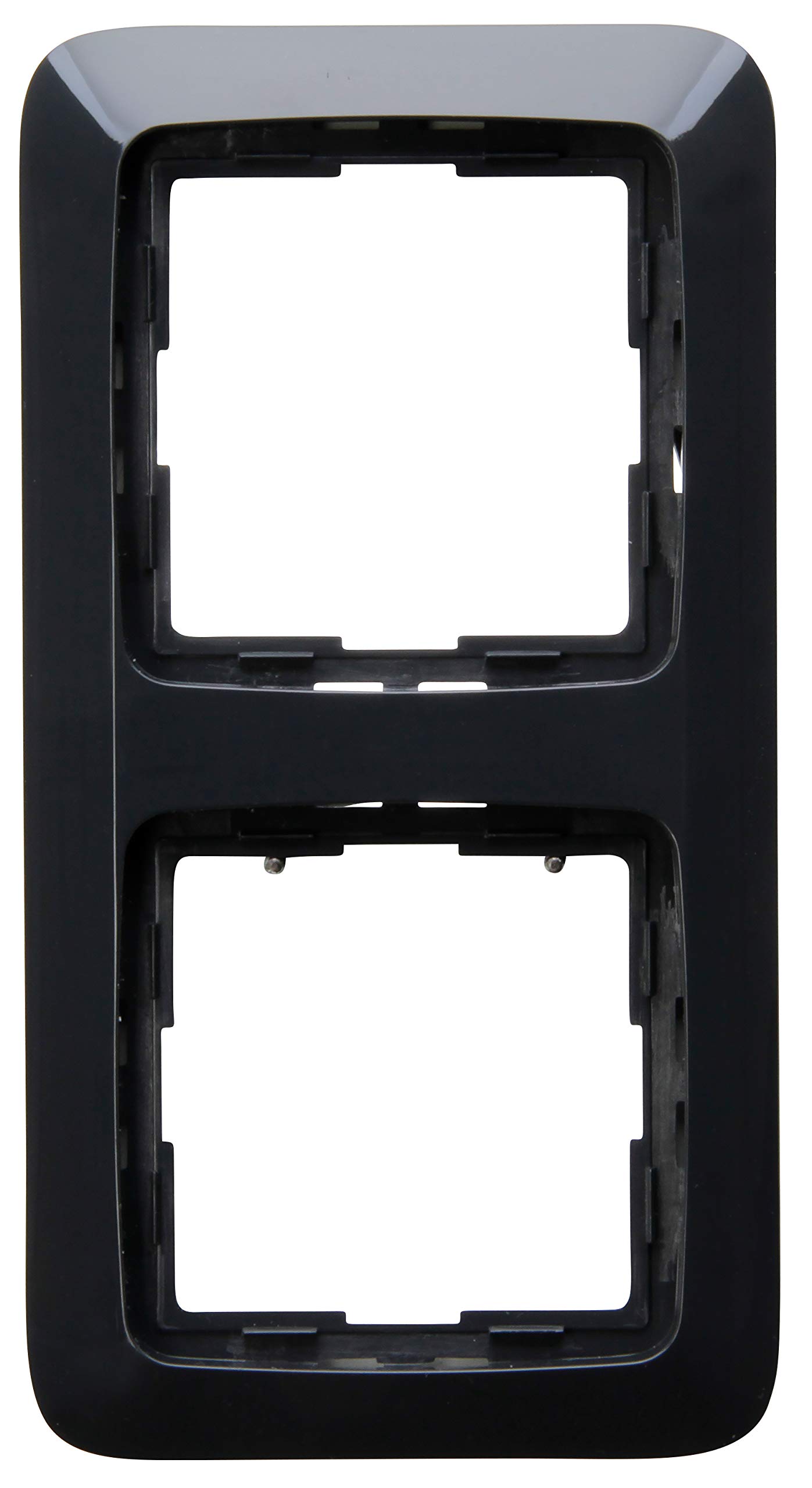 kopp-rivo-abdeckrahmen-2-fach-anthrazit-f-r-senkrechte-und-waagerechte-installat image 1