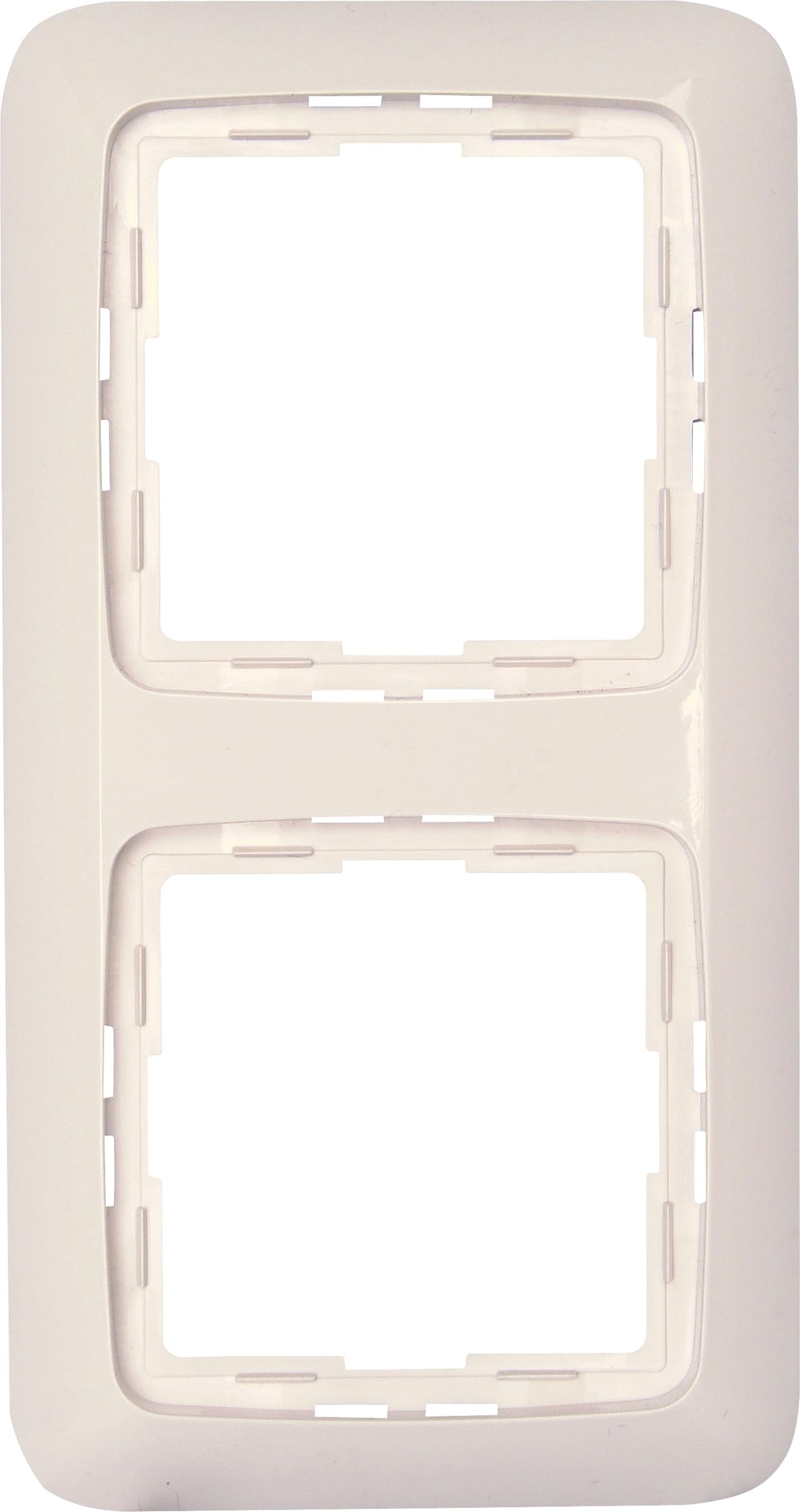 kopp-rivo-abdeckrahmen-2-fach-rein-wei-gl-nzend image 1