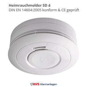 avs-alarmsysteme-sd-4-funk-rauchwarnmelder-f-r-haus-wohnung-b-ro image 1