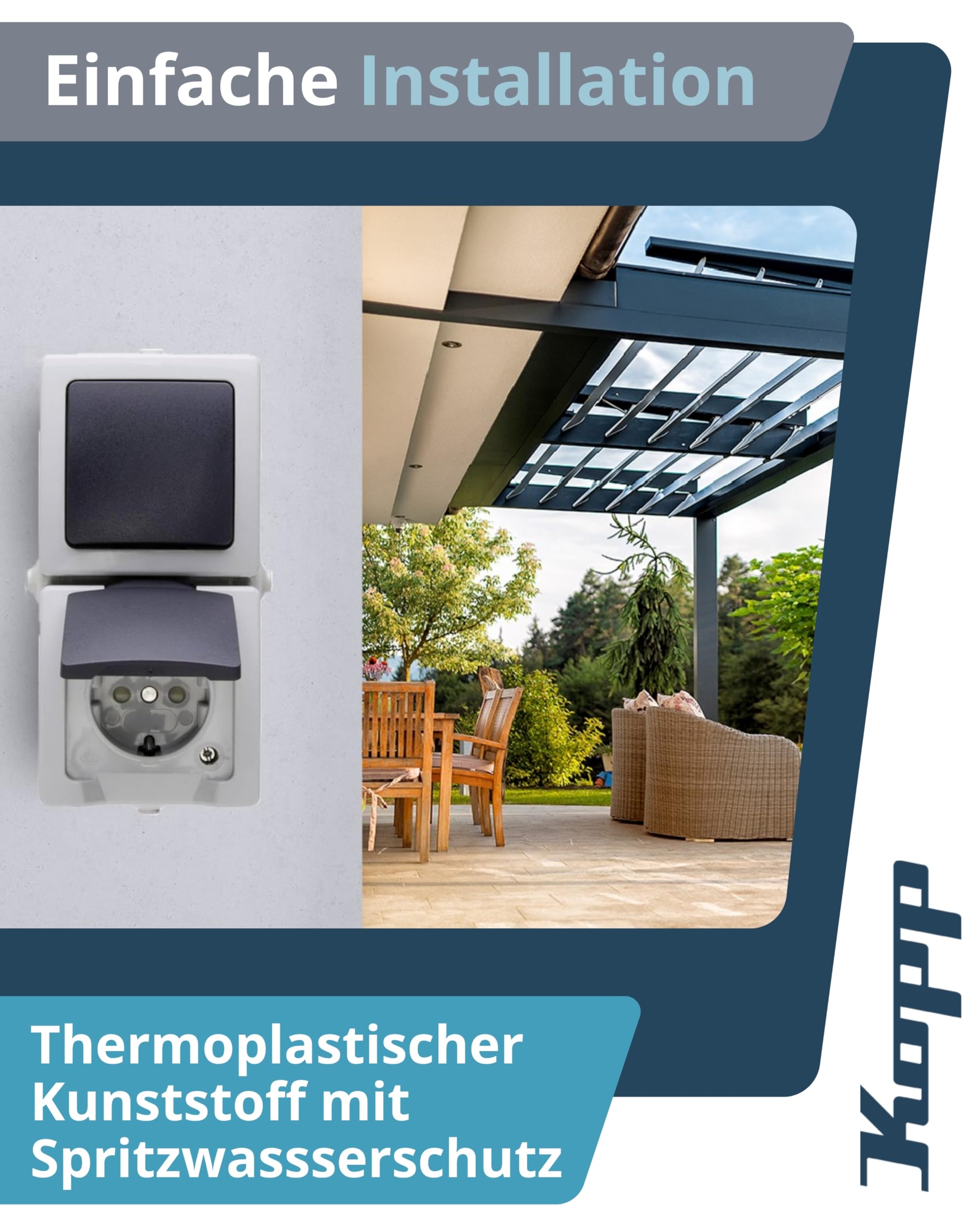 kopp-nautic-1-fach-schutzkontakt-steckdose-aufputz-ip44-grau-klappdeckel image 6