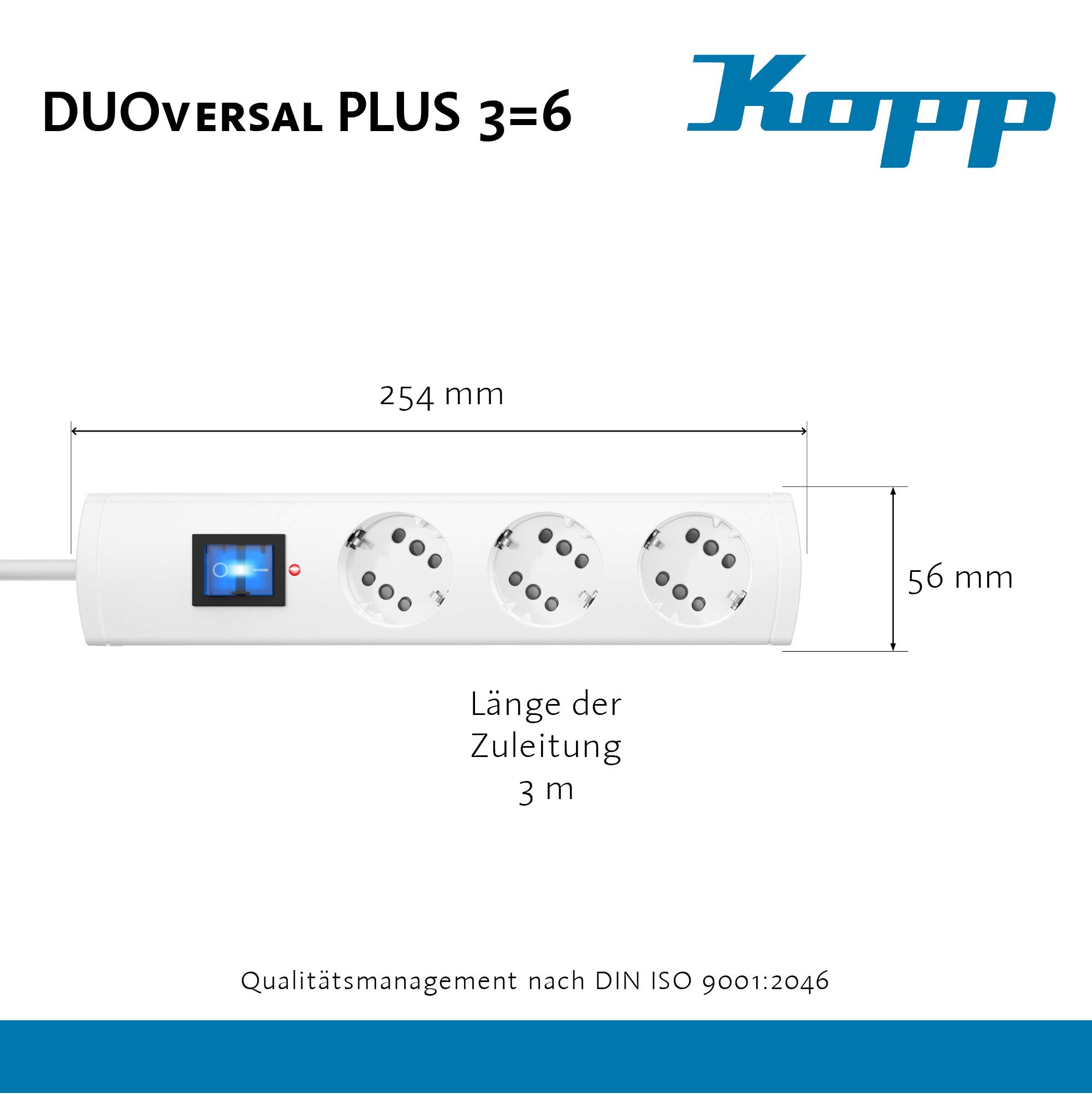 kopp-duoversal-plus-steckdosenleiste-3-6-fach-3m-wei-mit-schalter image 4