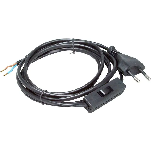 kopp-euro-zuleitung-2x0-75-mm-2m-mit-schnurzwischenschalter-schwarz image 1