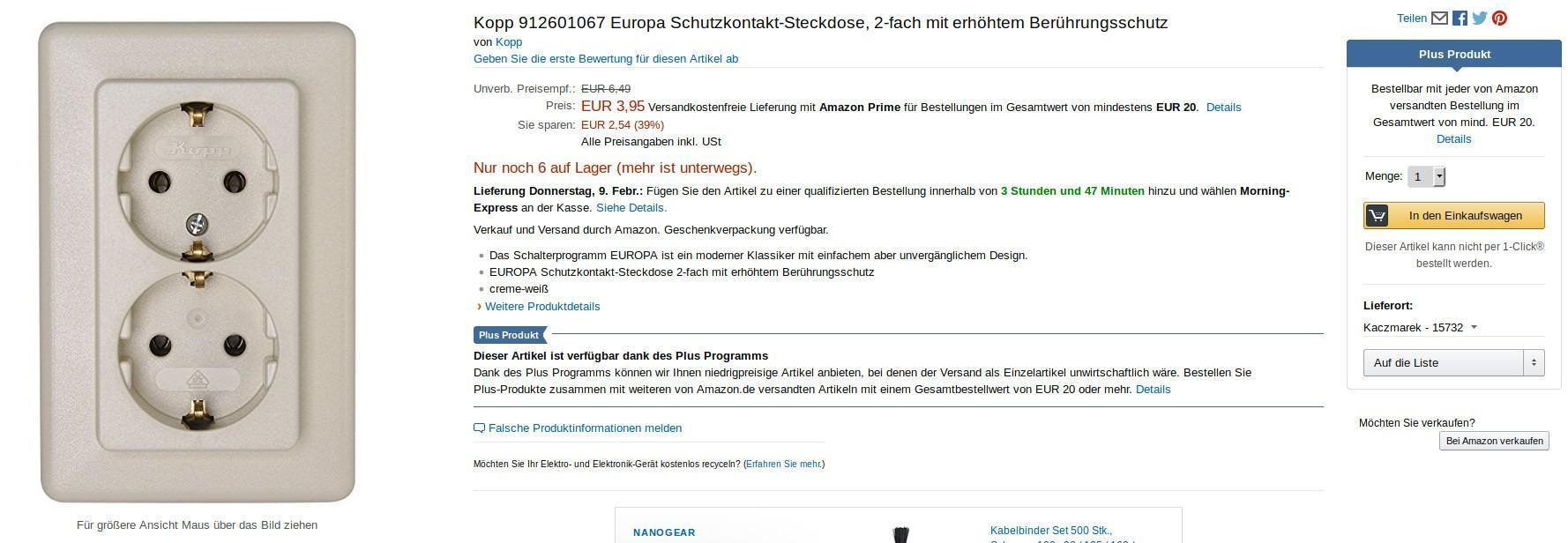 Einfacher Austausch