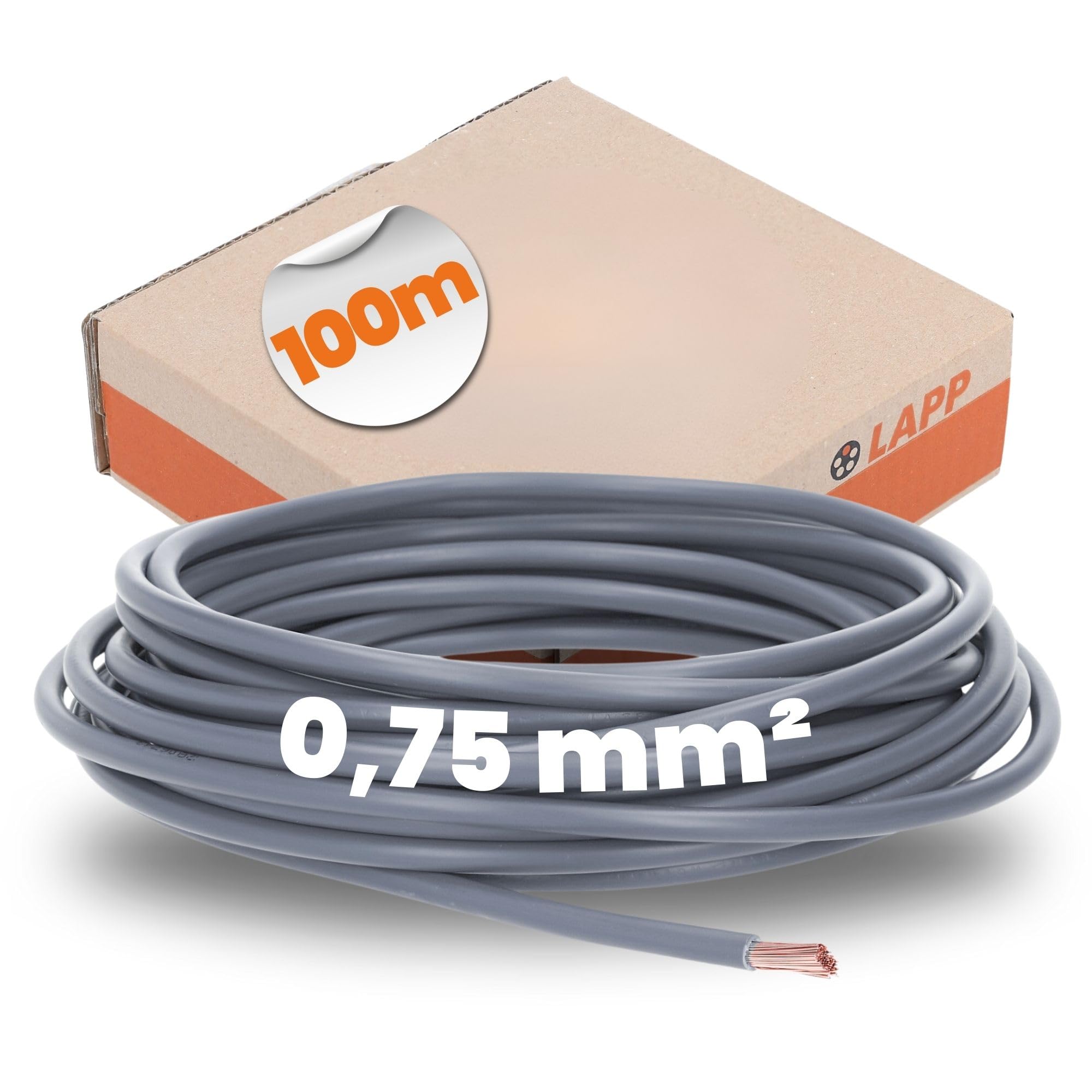 lapp-lflex-h05v-k-aderleitung-0-75-mm-100-m-grau-flexibel image 1