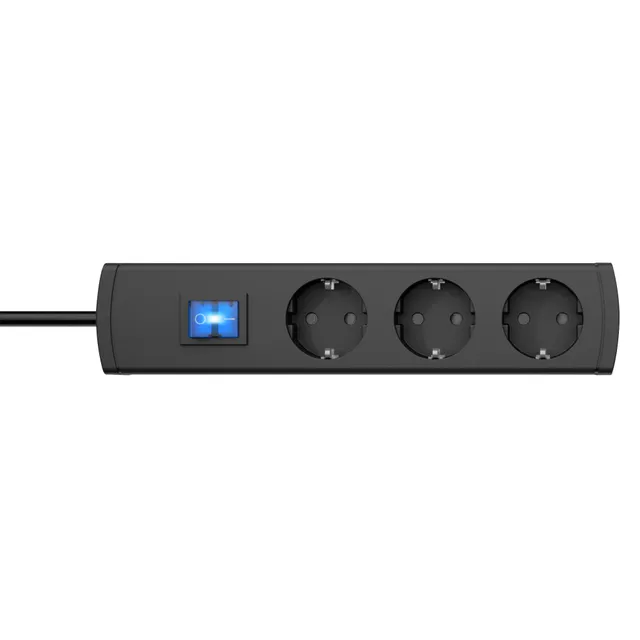 kopp-unoversal-plus-3-fach-steckdosenleiste-3-m-mit-schalter-anthrazit-232605019 image 1