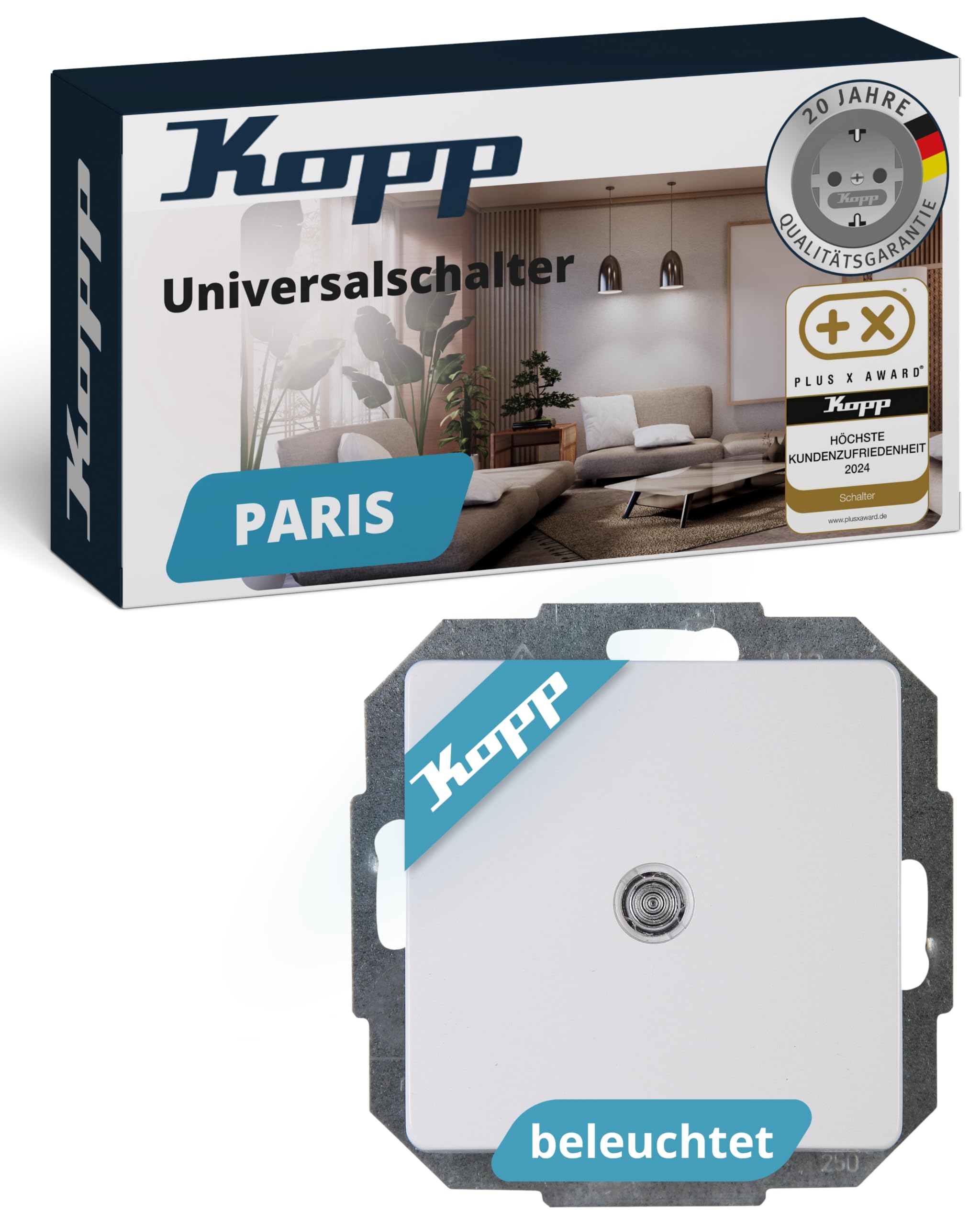 kopp-paris-universalschalter-unterputz-4er-set-matt-schwarz-10ax image 8