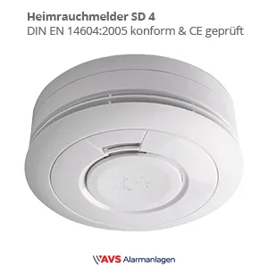 avs-alarmsysteme-sd-4-funk-rauchwarnmelder-f-r-haus-wohnung-b-ro image 1