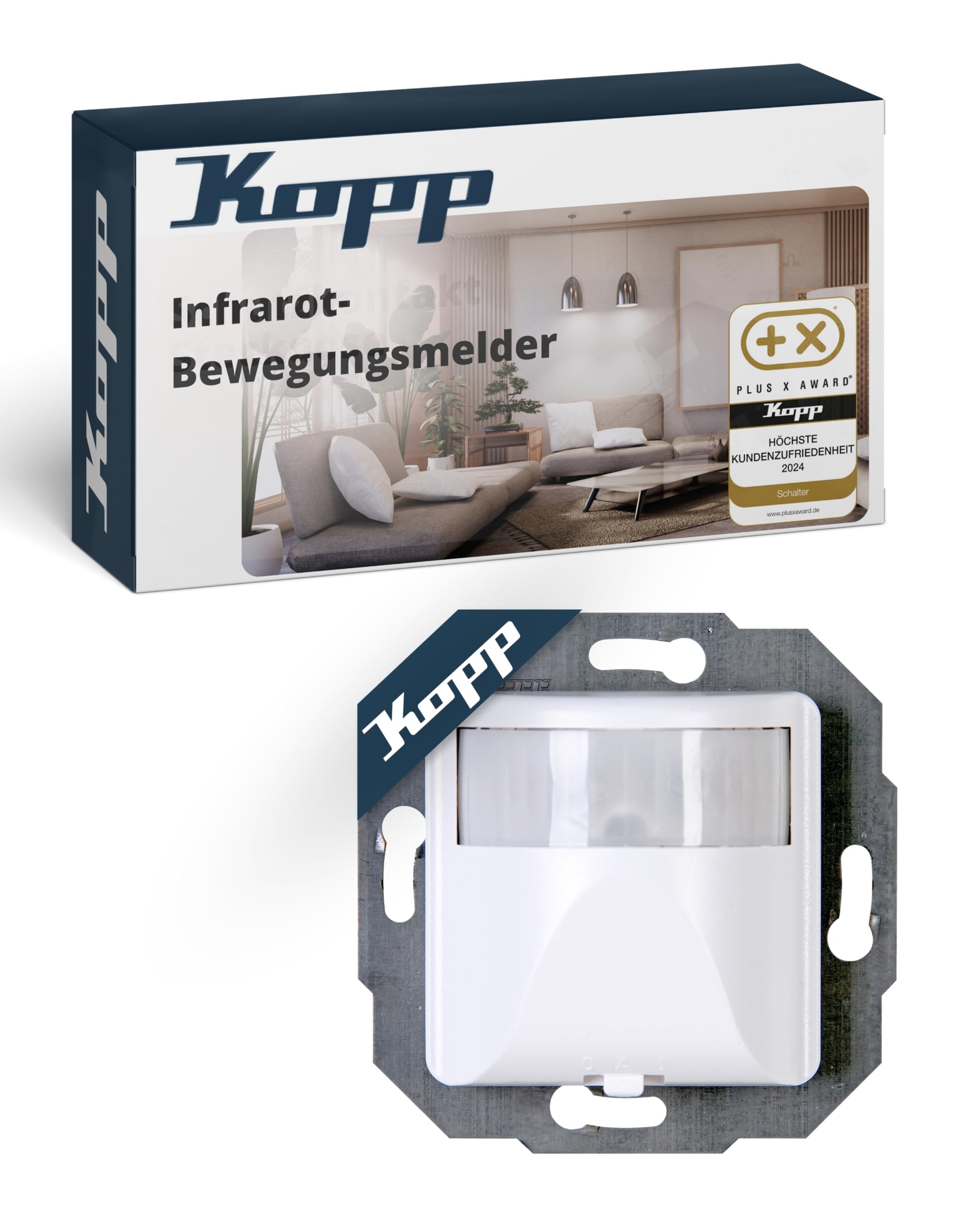 kopp-infracontrol-r-180-up-bewegungsmelder-arktiswei-1000w image 1