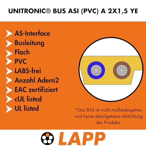 lapp-unitronic-bus-asi-pvc-a-busleitung-2x1-5-mm-10m-gelb-flach image 5