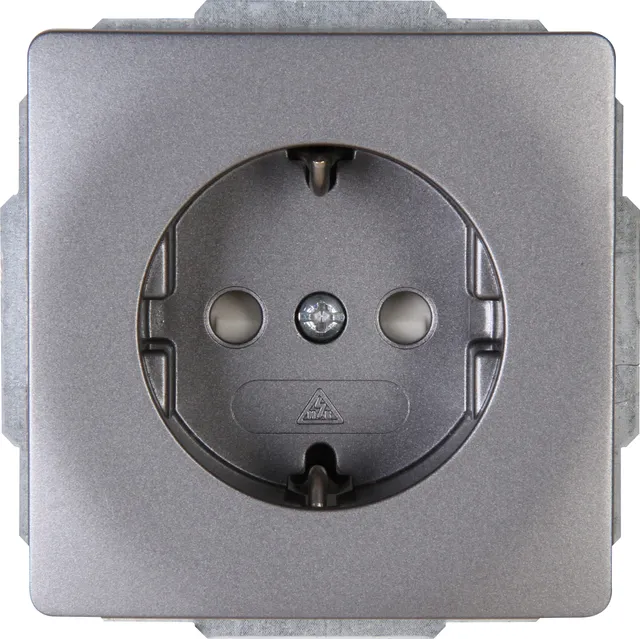 kopp-venedig-schutzkontakt-steckdose-1-fach-platin image 1