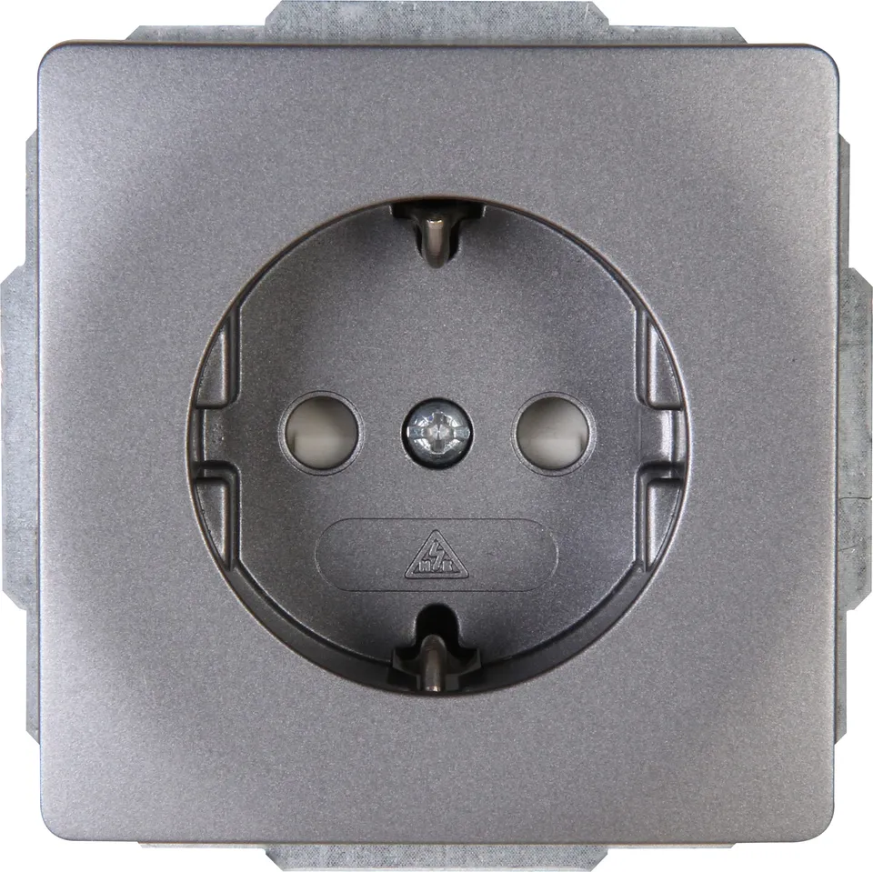 kopp-venedig-schutzkontakt-steckdose-1-fach-platin image 1