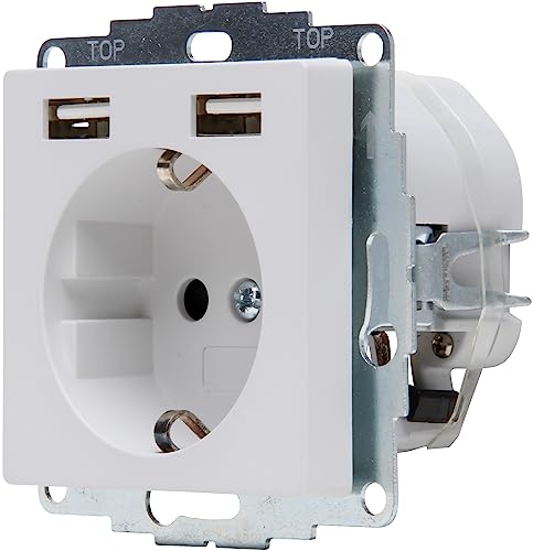 kopp-athenis-schutzkontakt-steckdose-1-fach-mit-2x-usb-grau image 7