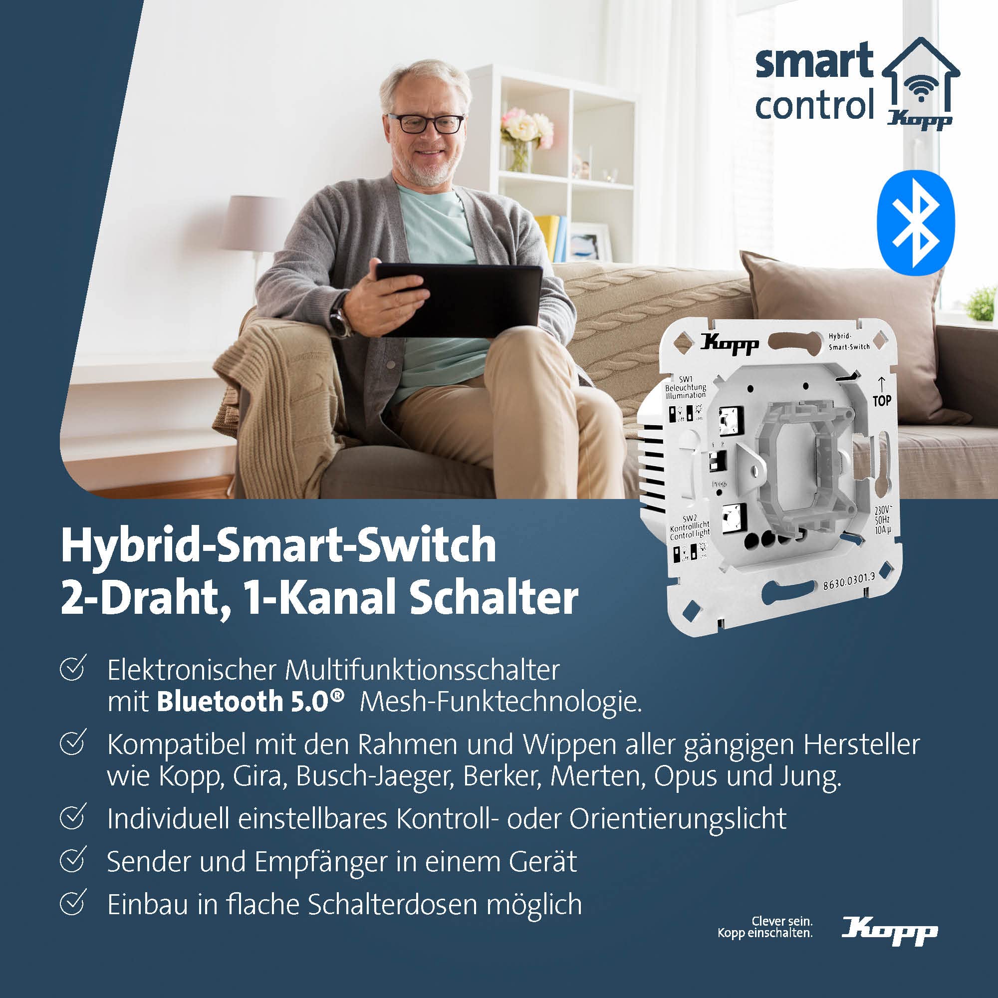kopp-smart-control-hybrid-smart-switch-1-kanal-2-draht-833302016 image 3