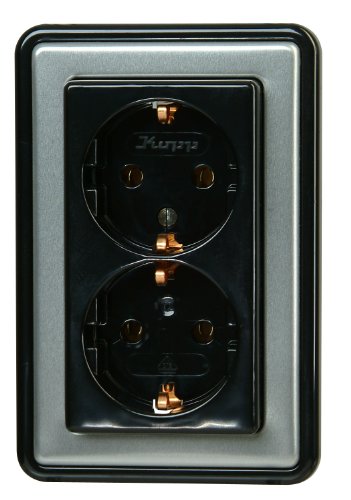 kopp-vision-steckdose-2-fach-118320087-stahl-16a-250v-ip20 image 7