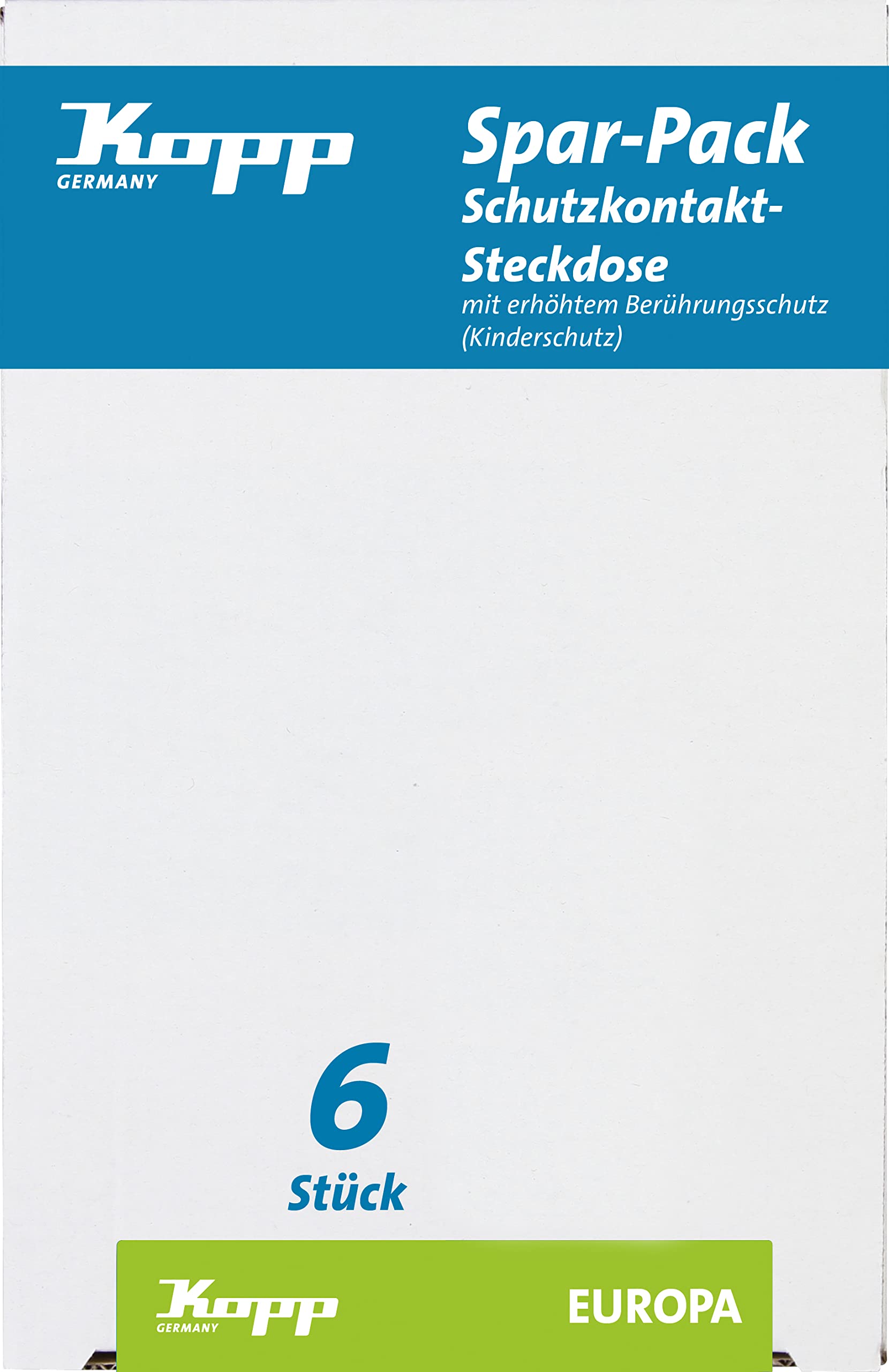 kopp-europa-schutzkontakt-steckdose-2-fach-arktis-wei image 2