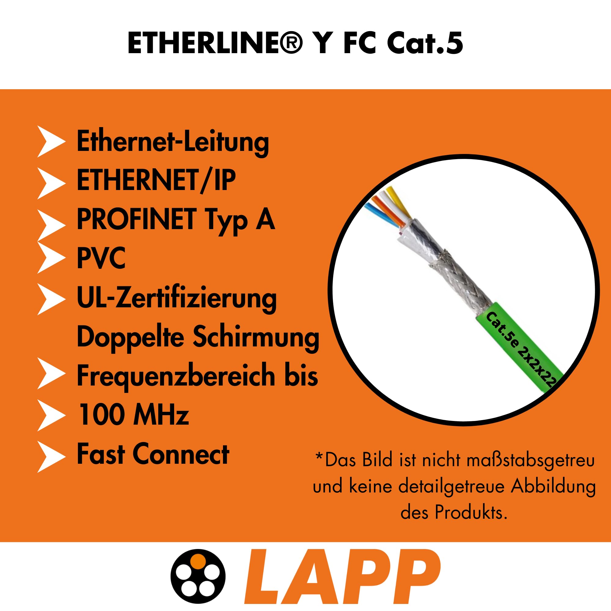 lapp-etherline-pn-cat-5e-y-fc-profinet-kabel-2x2x22-awg-10m-fast-connect image 2
