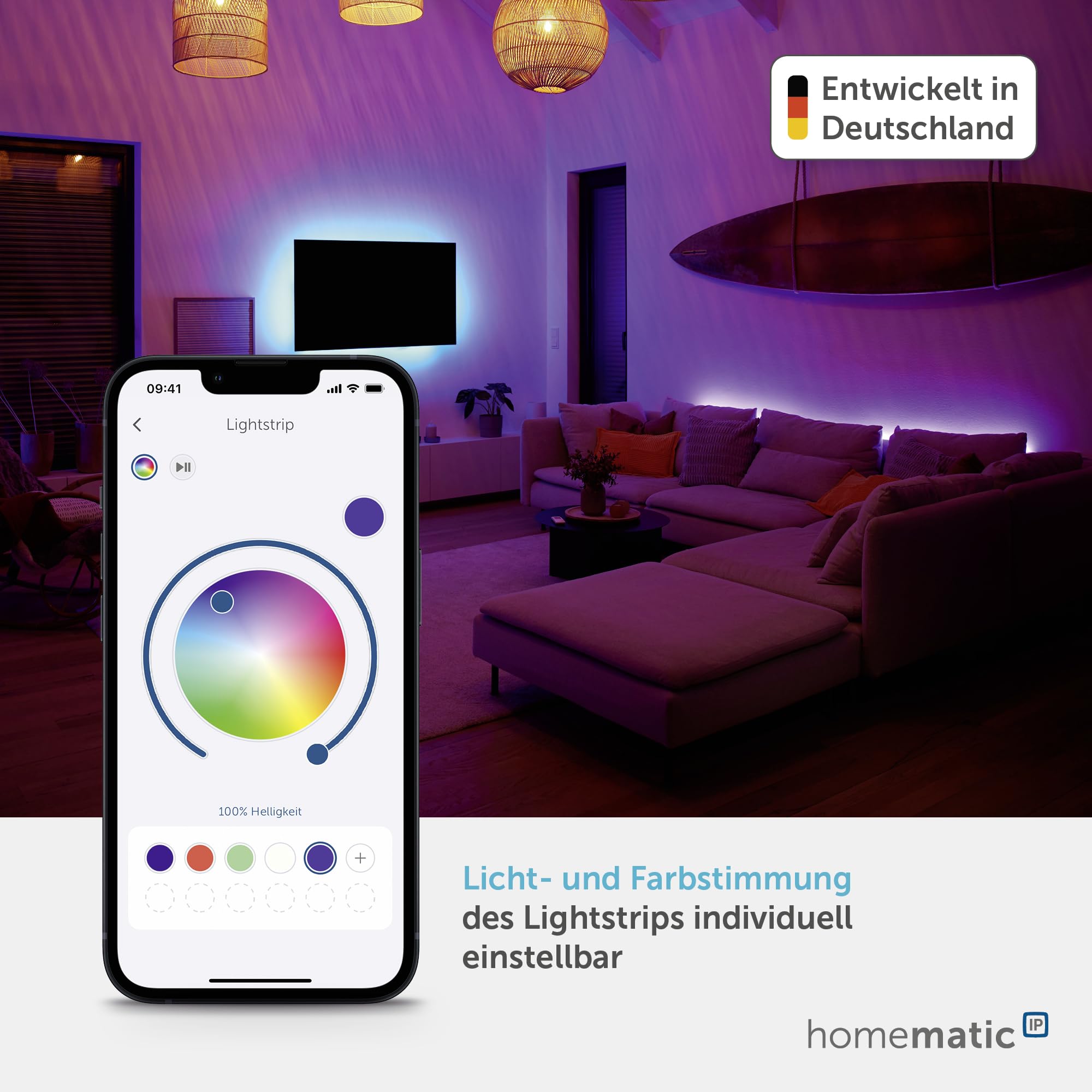 homematic-ip-smart-home-lightstrip-set-2m-rgbww-mit-controller image 2